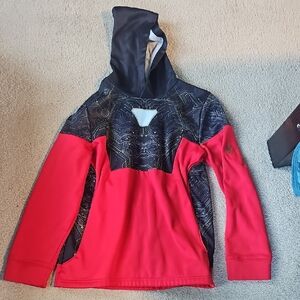 Marvel Black and White Spider Hoodie